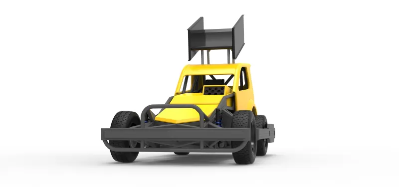 New Zealand Superstock car Version 5 Scale 1:25 - Model preview 6