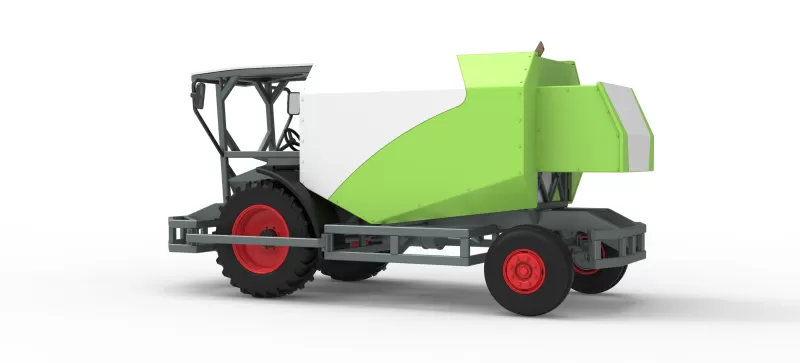 Racing Combine Harvester Scale 1:25 - Model preview 13