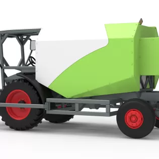 Racing Combine Harvester Scale 1:25 - Model thumbnail 13
