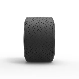 Wheel from Asphalt Modified stock car Version 6 Scale 1:25 - Model thumbnail 4