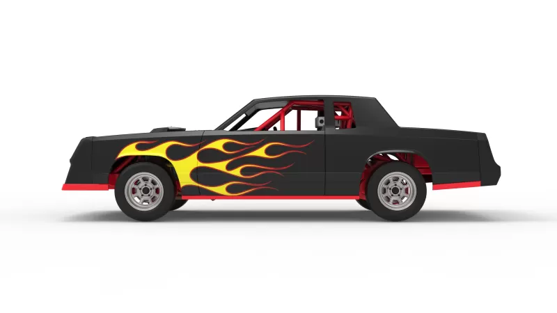 IMCA Stock car Version 2 Scale 1:25 - Model preview 9