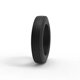 Vintage dirt tire Version 1 Scale 1:25 - Model thumbnail 3