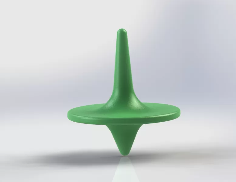 Classic Spinning Top - Model preview 9