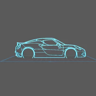 Alfa Romeo - 4C Wall Art