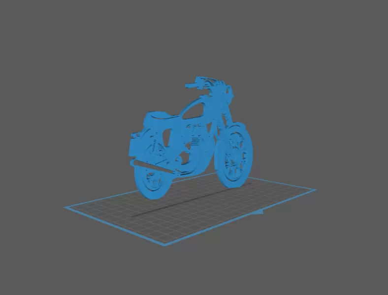 Yamaha - SR 400 Wall Art - Model preview 2
