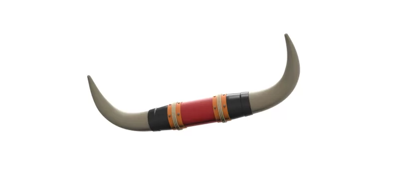 Bull horns for car ot truck Version 3 Scale 1:25 - Model preview 3