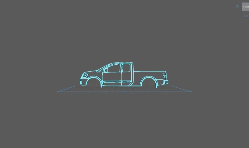 Nissan - Titan 2004 Wall Art - Model preview 1