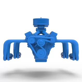 Engine V16 Scale 1:25 - Model thumbnail 5
