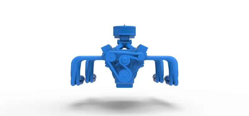 Engine V16 Scale 1:25 - Model preview 5
