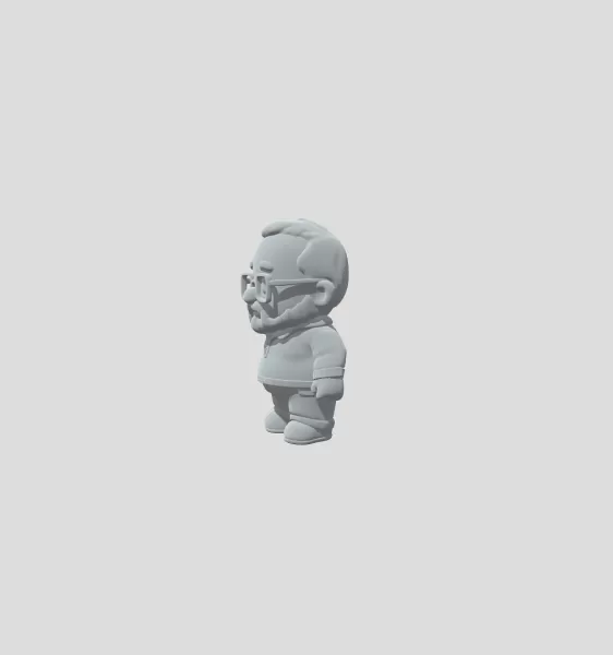 Grandpa with Glasses - Model preview 2
