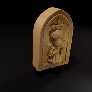 Arcángel San Miguel Chibi - Modelo Imprimible 3D - Model thumbnail 3