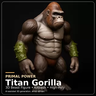 Wild Creatures Animal Character Collection - Model thumbnail 6