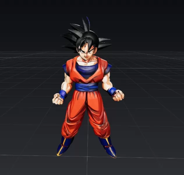 GOKU ADULTO - Model preview 3