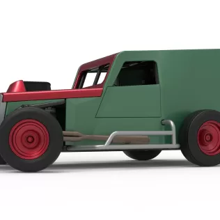 Dwarf car while turning Scale 1:25 - Model thumbnail 2