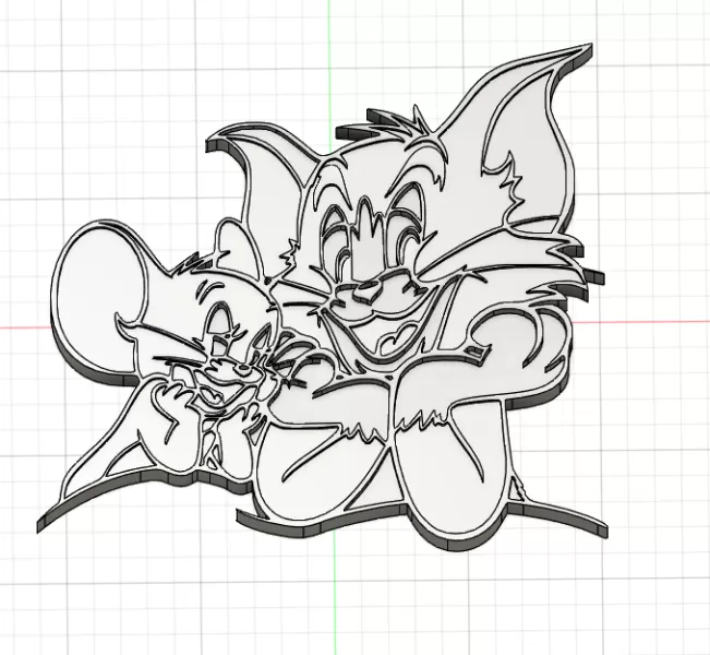Tom & Jerry - Cartoon Network Wall Art - Model preview 1