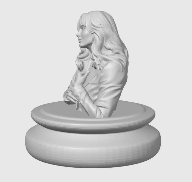 Keira Knightley 3D Bust Print - Model preview 3