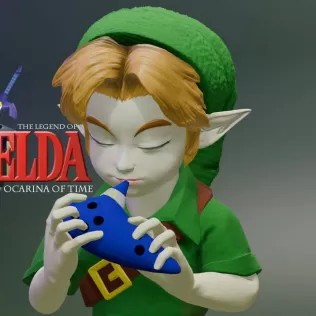 Link - The Legend Of Zelda Ocarina Of Time Bust 3D print model