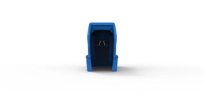 Hood of Pulling tractor Version 3 Scale 1:25 - Model preview 12