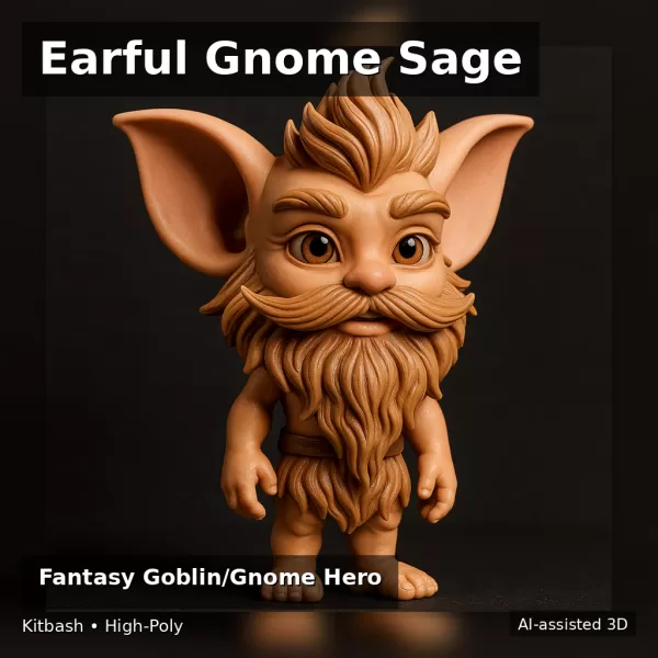 Whimsical Character Pack – Kitbash High-Poly Figure Collection ( - Model preview 18