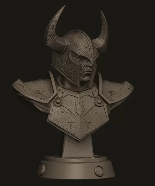 Runic Guardian bust 1/10 - Model preview 1