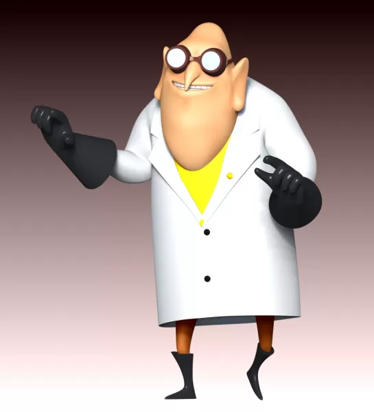 Dr. Nefario - Despicable Me - Model preview 8