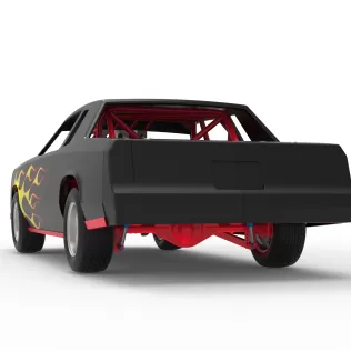 IMCA Stock car Version 2 Scale 1:25 - Model thumbnail 15
