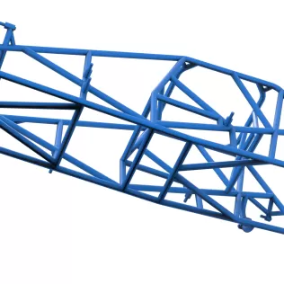 Frame of Silver Crown Car Scale 1:25 - Model thumbnail 3