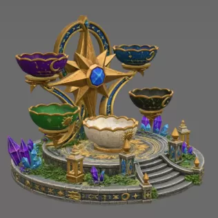 Astral Constellation Offering Sanctuary STL File for 3D Print - Model thumbnail 13
