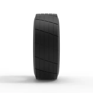 Vintage dirt tire Version 5 Scale 1:25 - Model thumbnail 4