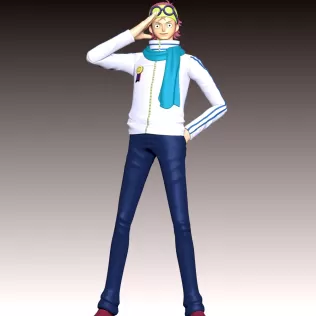 Captain Coby - One Piece - Model thumbnail 3