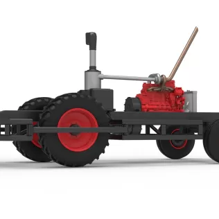 Chassis of Racing Combine Harvester Scale 1:25 - Model thumbnail 2