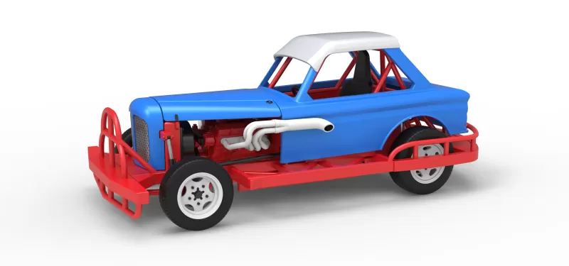 New Zealand Vintage Stock car Scale 1:25 - Model preview 1