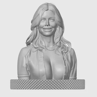 Jessica Biel 3D Bust Print