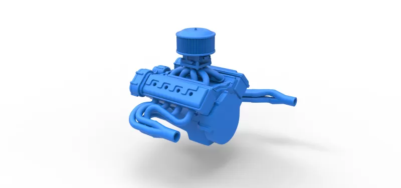 Engine of New Zealand Superstock car Scale 1:25 - Model preview 10