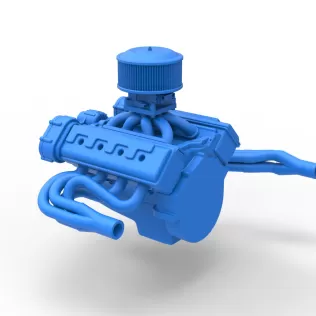 Engine of New Zealand Superstock car Scale 1:25 - Model thumbnail 10