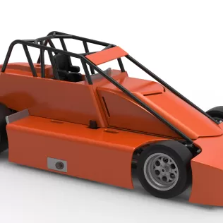 Experimental Pavement Silver Crown Car Scale 1:25 - Model thumbnail 24