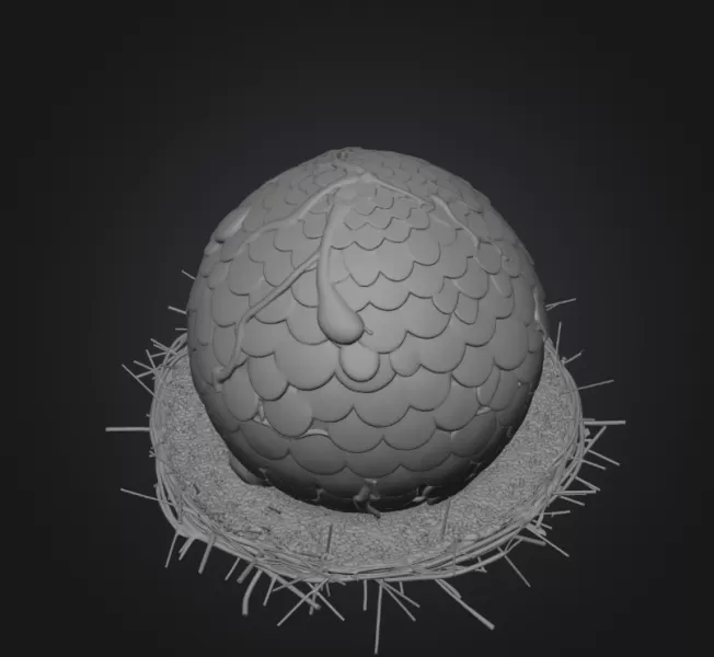 griffin egg - Model preview 3