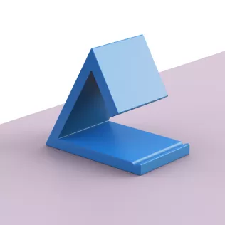 Triangle Book Holder, Tablet; Kindle; Cup Holder, Table or Night - Model thumbnail 5