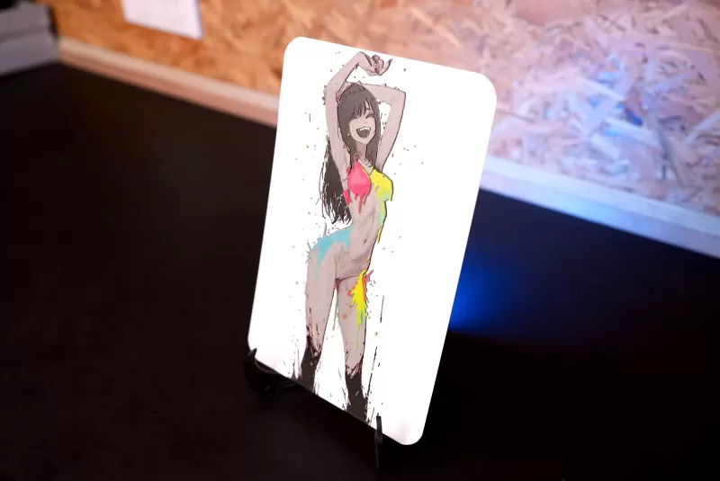 COLOR GIRL (HueForge NSFW) 155x230mm - Model preview 6