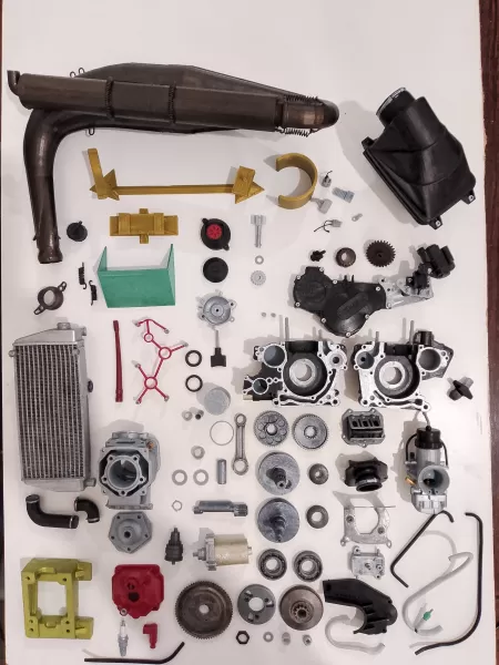 ROTAX FR 125 MAX EVO go kart engine 100 pieces - Model preview 2