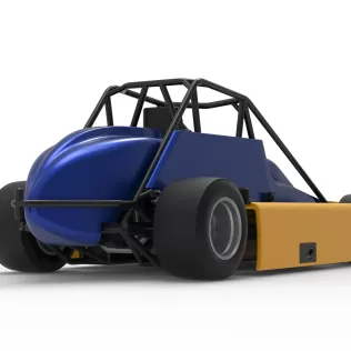 Experimental Pavement Silver Crown Car Version 2 Scale 1:25 - Model thumbnail 19