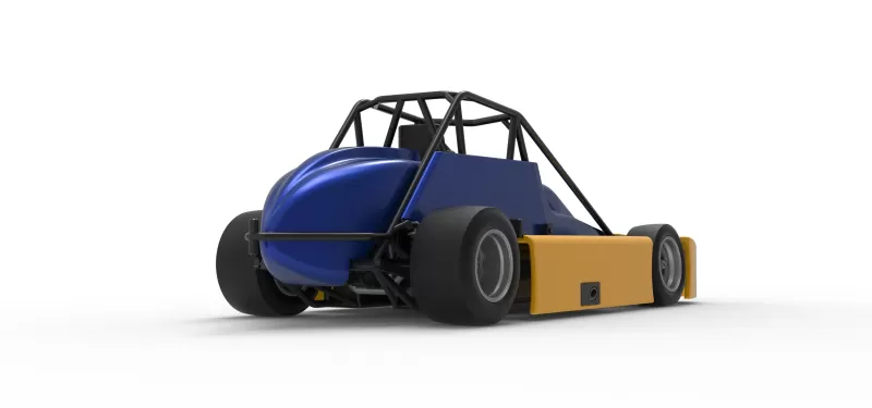 Experimental Pavement Silver Crown Car Version 2 Scale 1:25 - Model preview 19