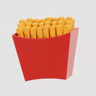 French Fries - Model thumbnail 3
