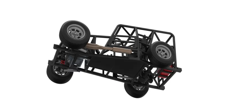 Dwarf car Base Scale 1:25 - Model preview 3