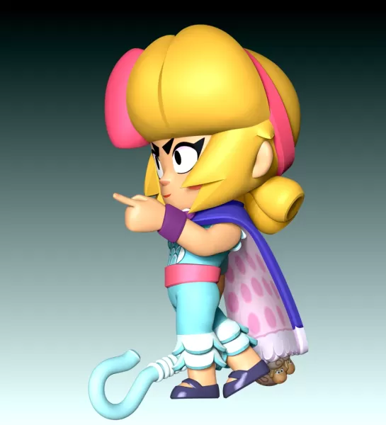 Bo Peep Bibi - Brawl Stars - Model preview 7