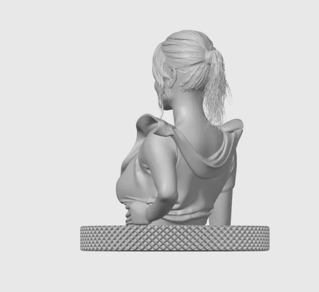 Kristen Bell 3D Bust Print - Model preview 6