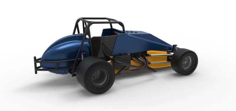 Vintage Pavement Silver Crown Car Scale 1:25 - Model preview 20