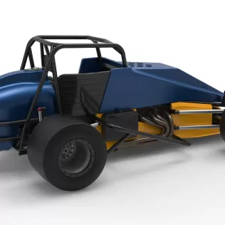 Vintage Pavement Silver Crown Car Scale 1:25 - Model thumbnail 20