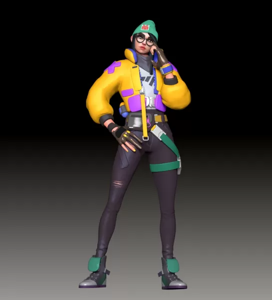 Valorant Killjoy FanArt - Model preview 7