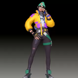 Valorant Killjoy FanArt - Model thumbnail 7